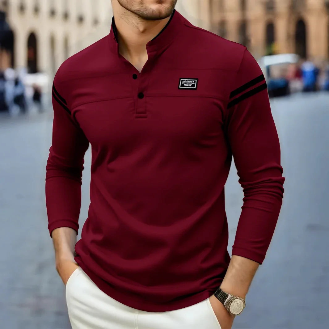 Lenoir™ | T-shirt moderne à manches longues pour homme