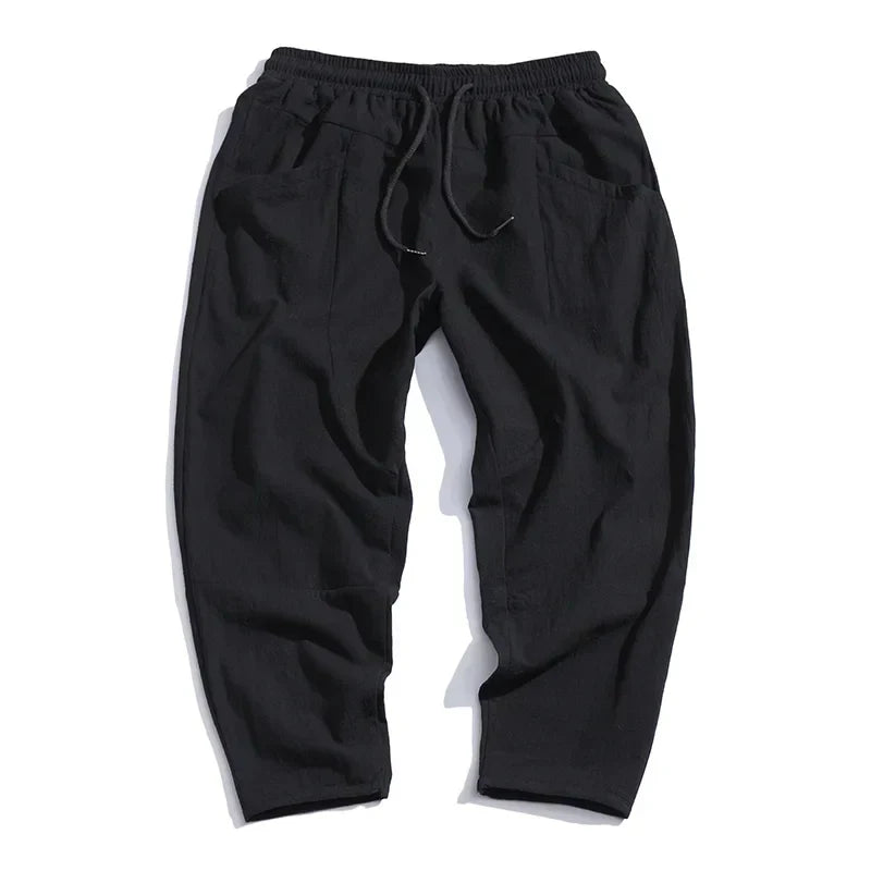 Lenoir™ | Pantalon raccourci en lin