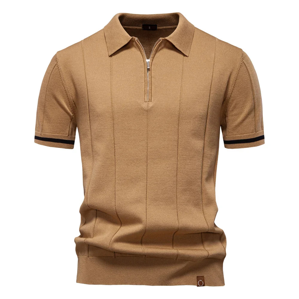 Lenoir™ | Polo à fermeture éclair