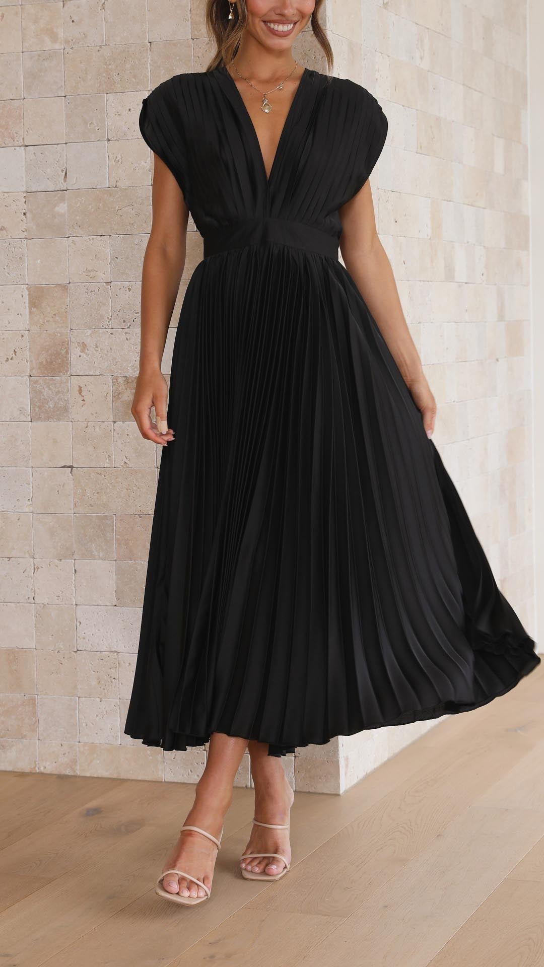 Cazel | Robe plissée élégante