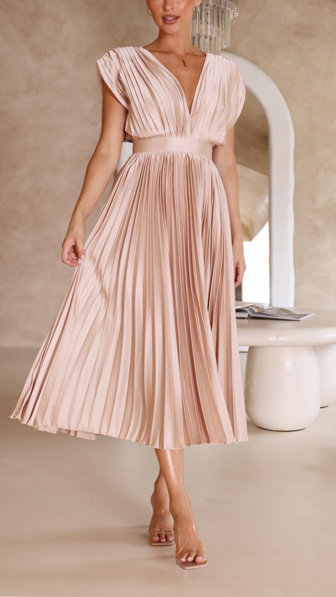 Cazel | Robe plissée élégante