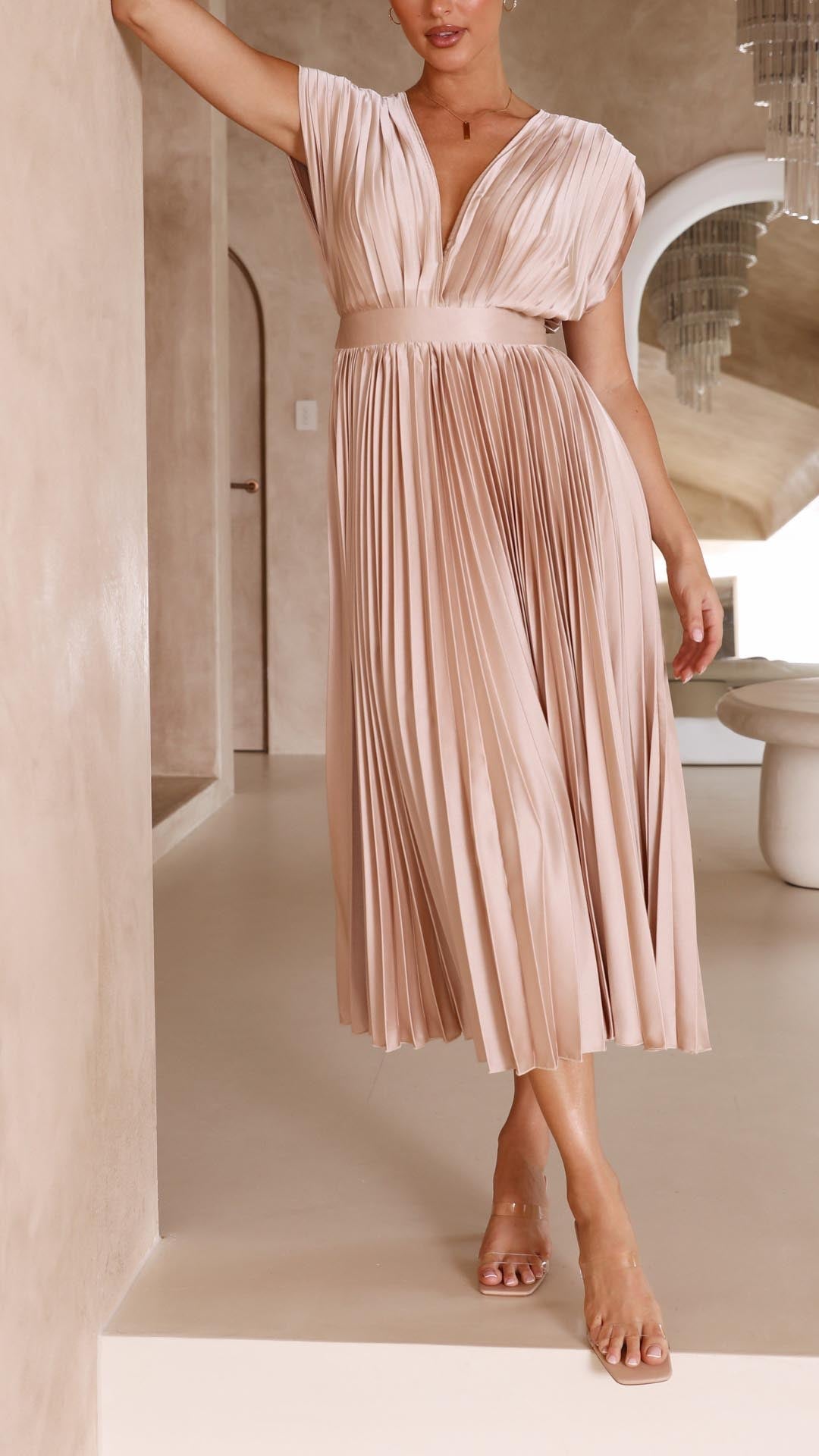 Cazel | Robe plissée élégante