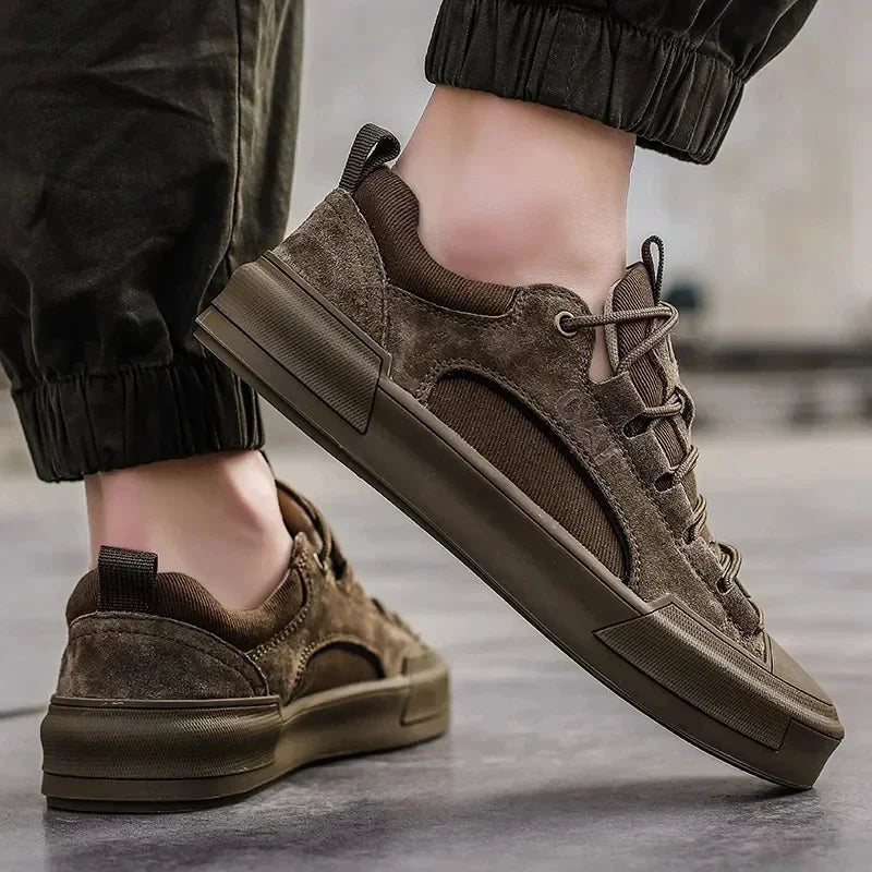 Cazel | Chaussures en toile avec lacets en daim pour un usage quotidien