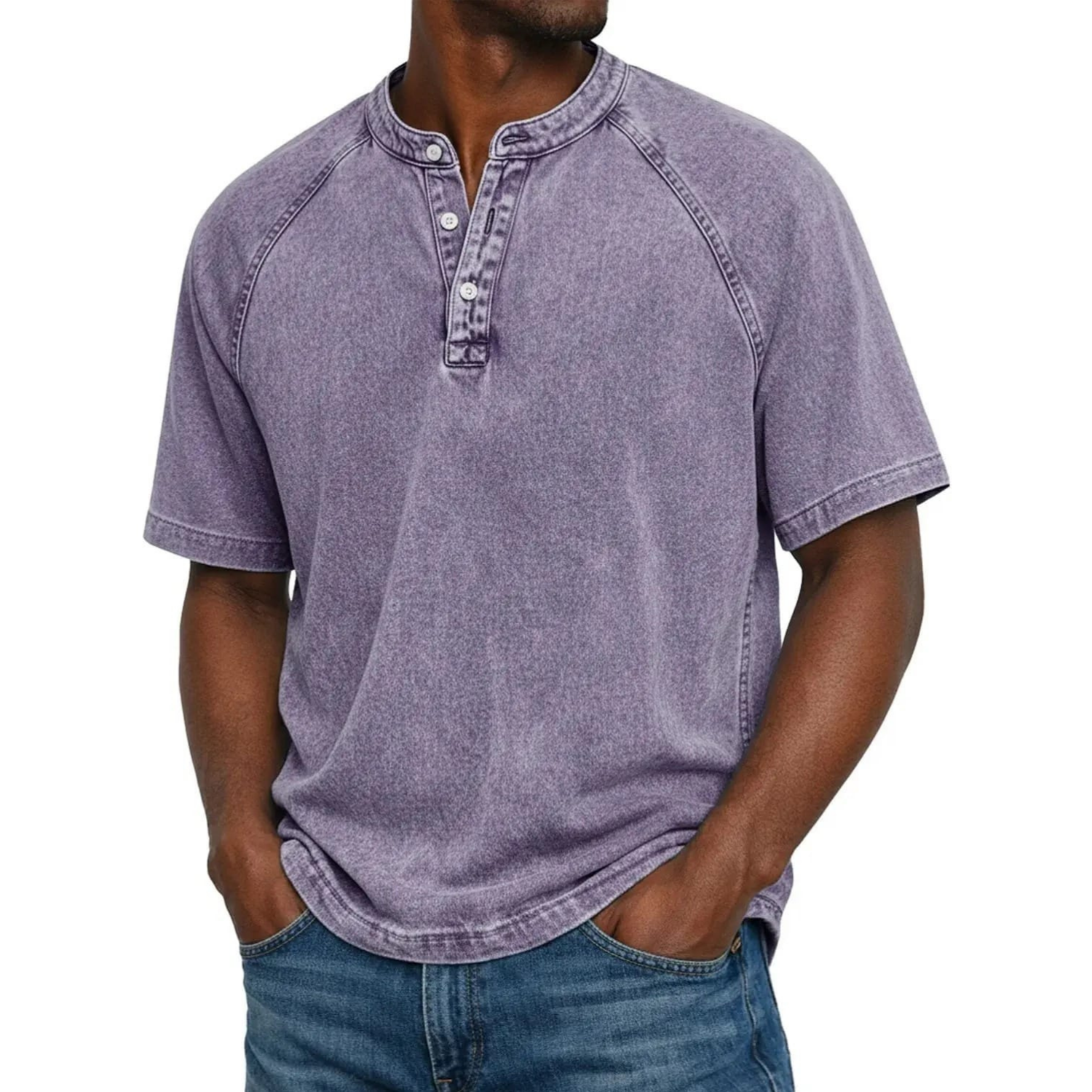 Cazel | Marinière style Henley (1 + 1 offert)