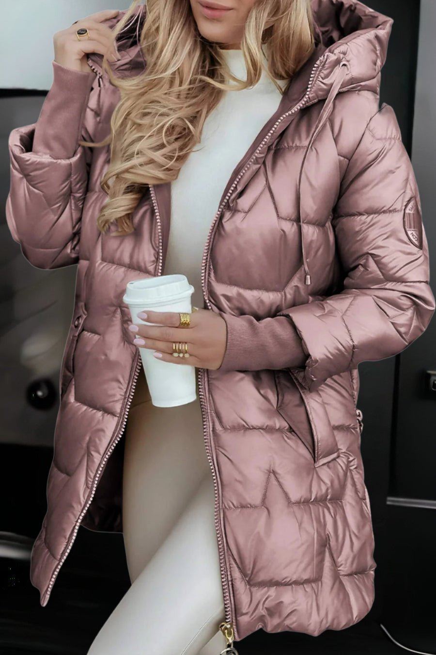 Cazel | Manteau d’hiver élégant à capuche rembourrée
