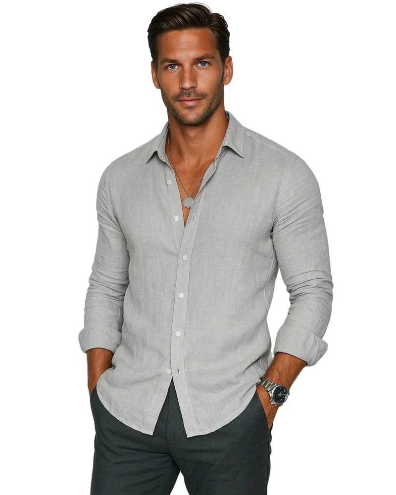 Lenoir™ | Chemise estivale classique et décontractée