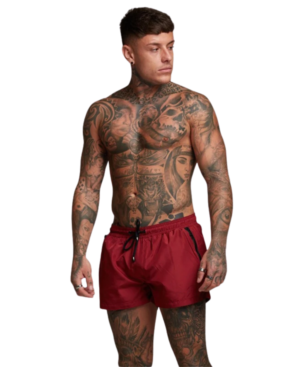 Lenoir™ | Short de bain avec poches à fermeture éclair