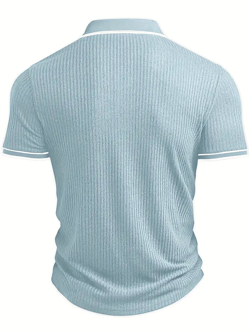 Lenoir™ | Polo texturé sur mesure au flair méditerranéen