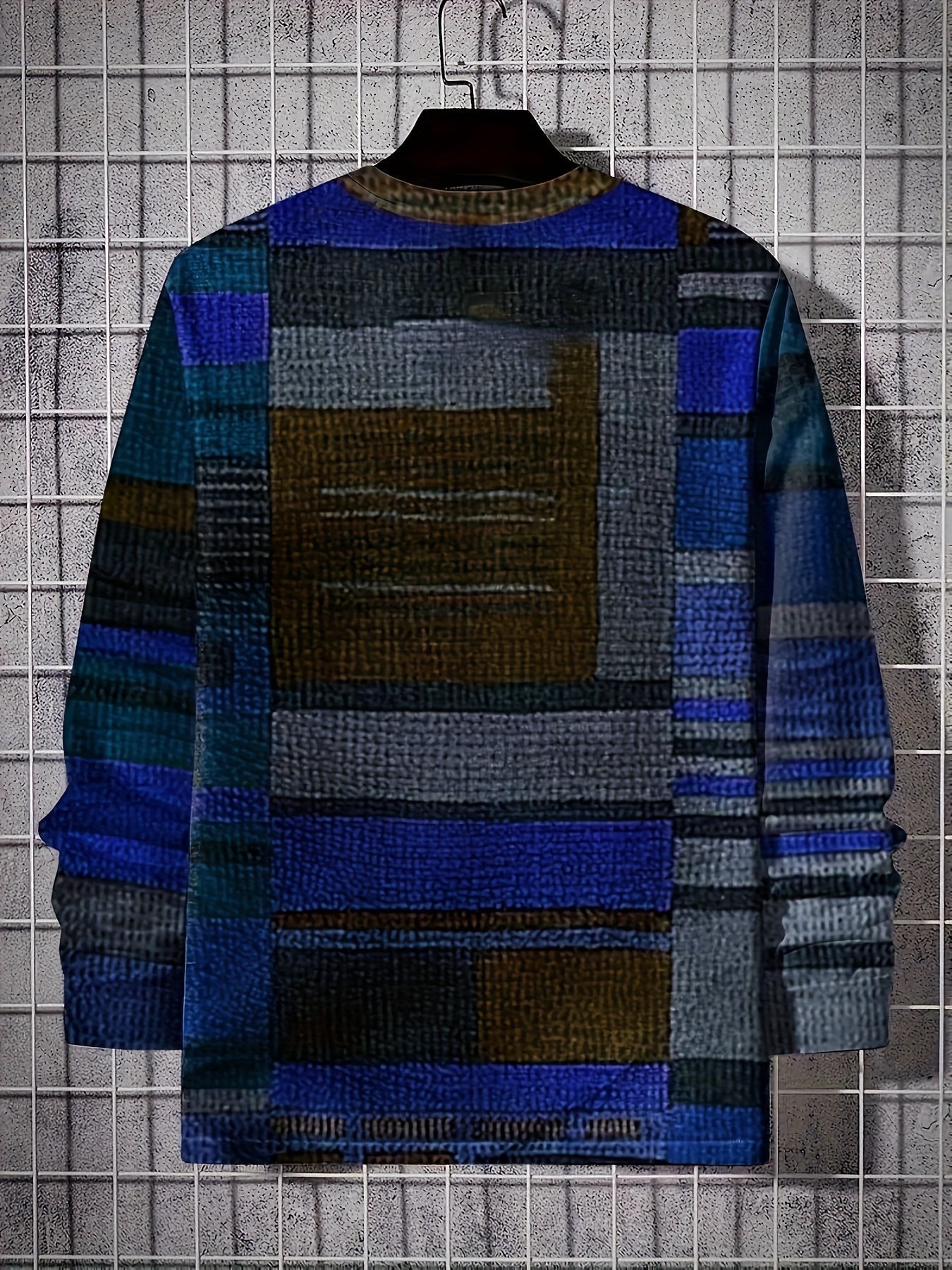 Lenoir™ | T-shirt à manches longues avec motif color block
