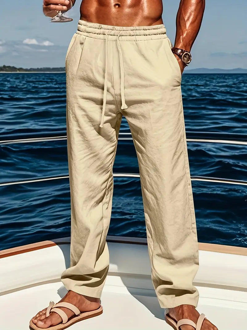 Lenoir™ | Pantalons en Lin Élégants