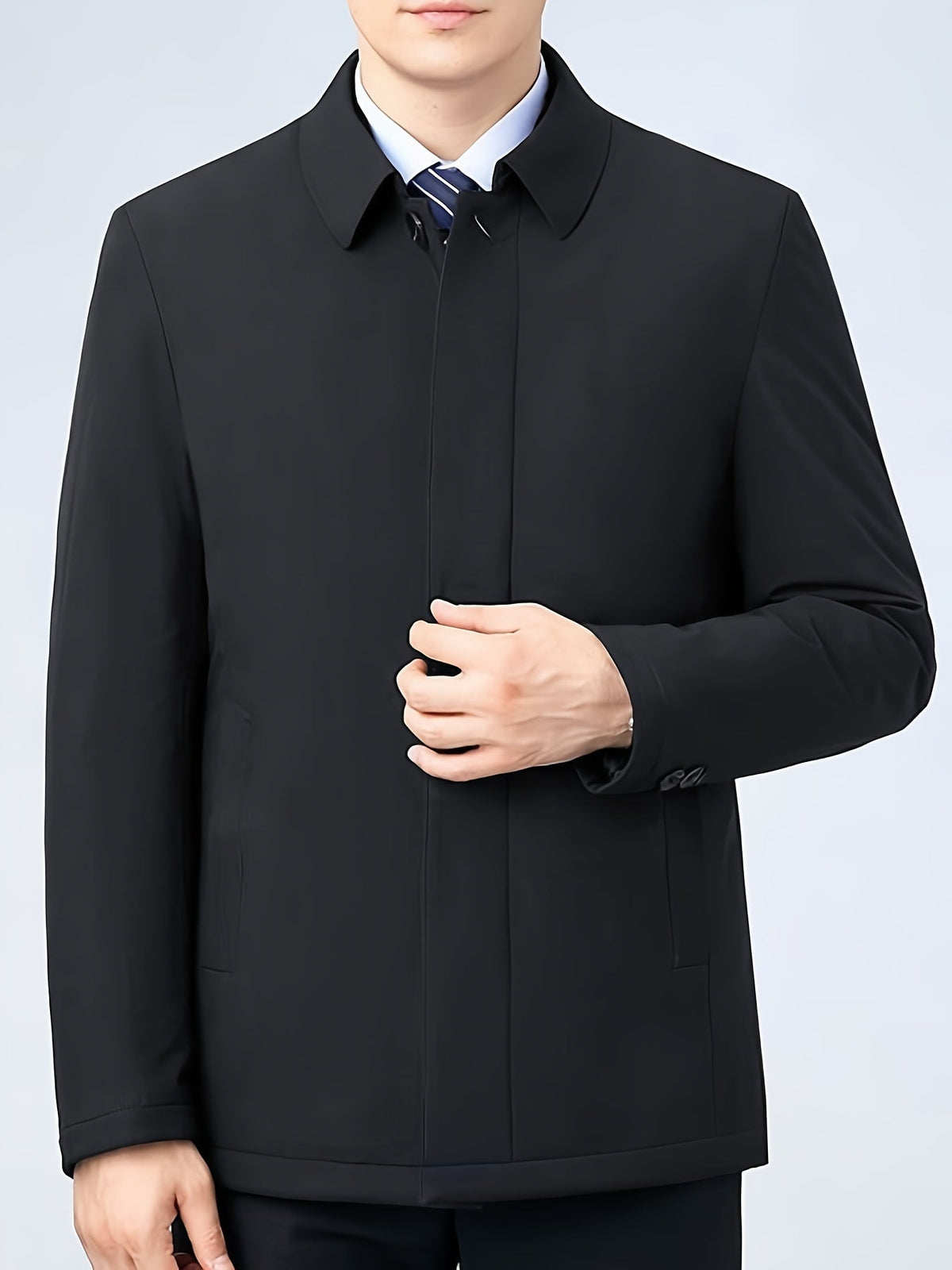 Cazel | Veste pour homme à col à revers avec fermeture éclair