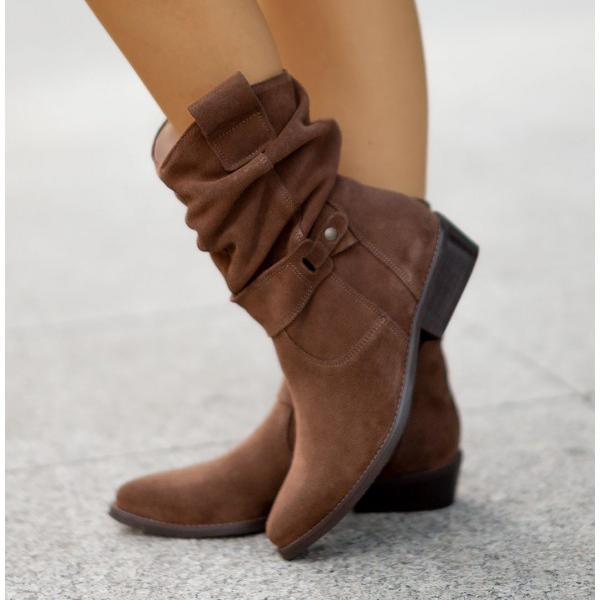 Alexis – Ankle Boots with Simple Zipper and Orthopedic Comfort + Support