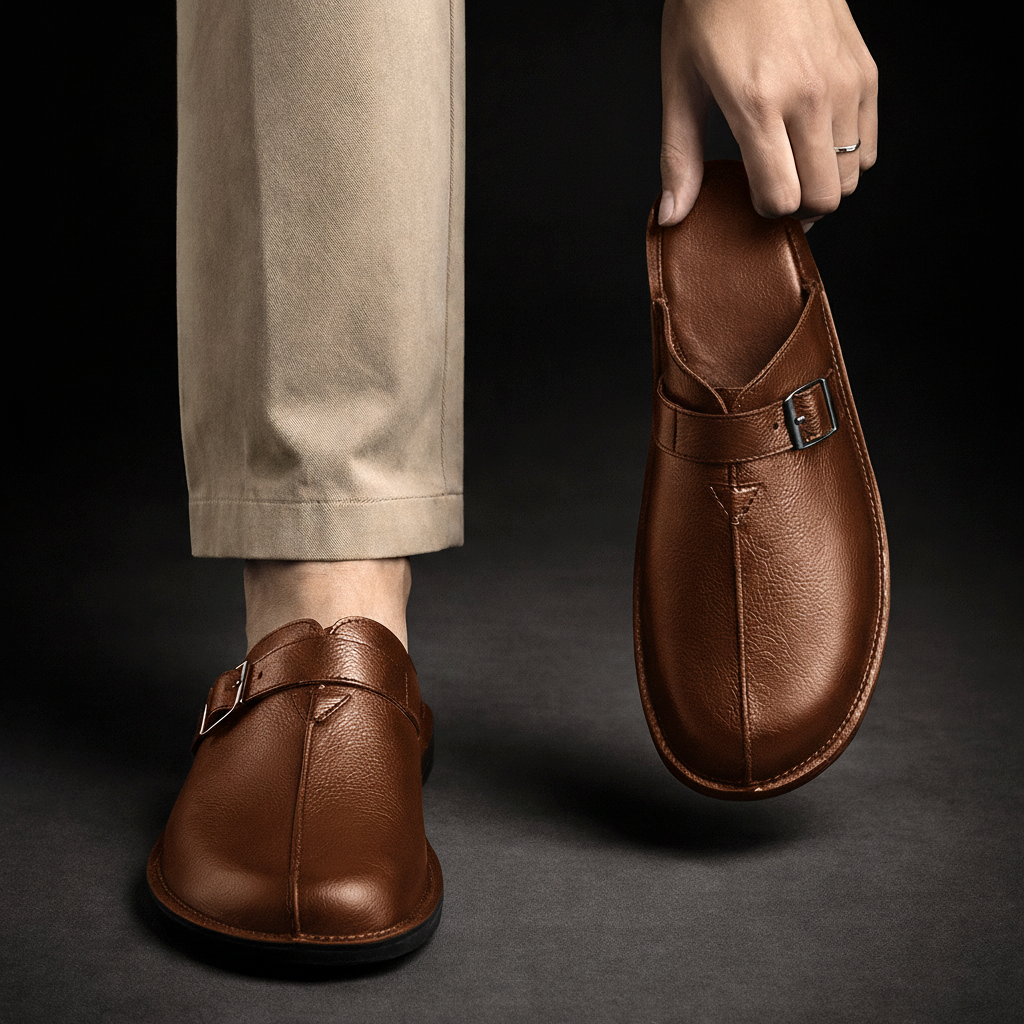Cazel | Sandale Mules En Cuir