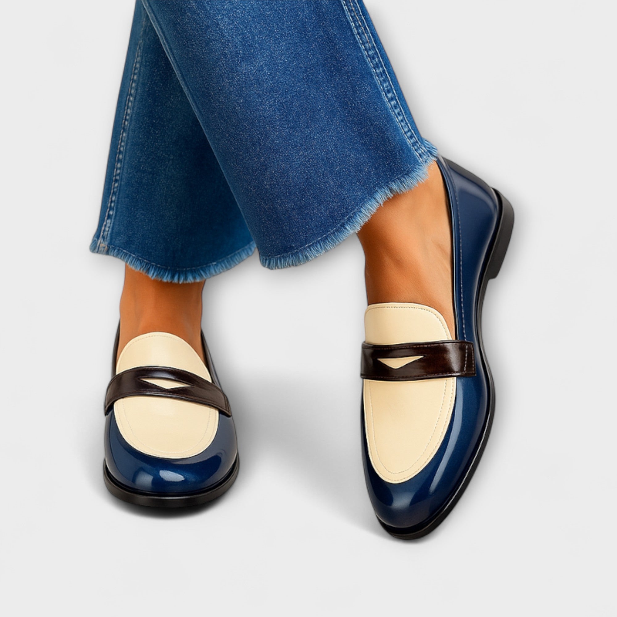 Lenoir™ |Mocassins Contrastés