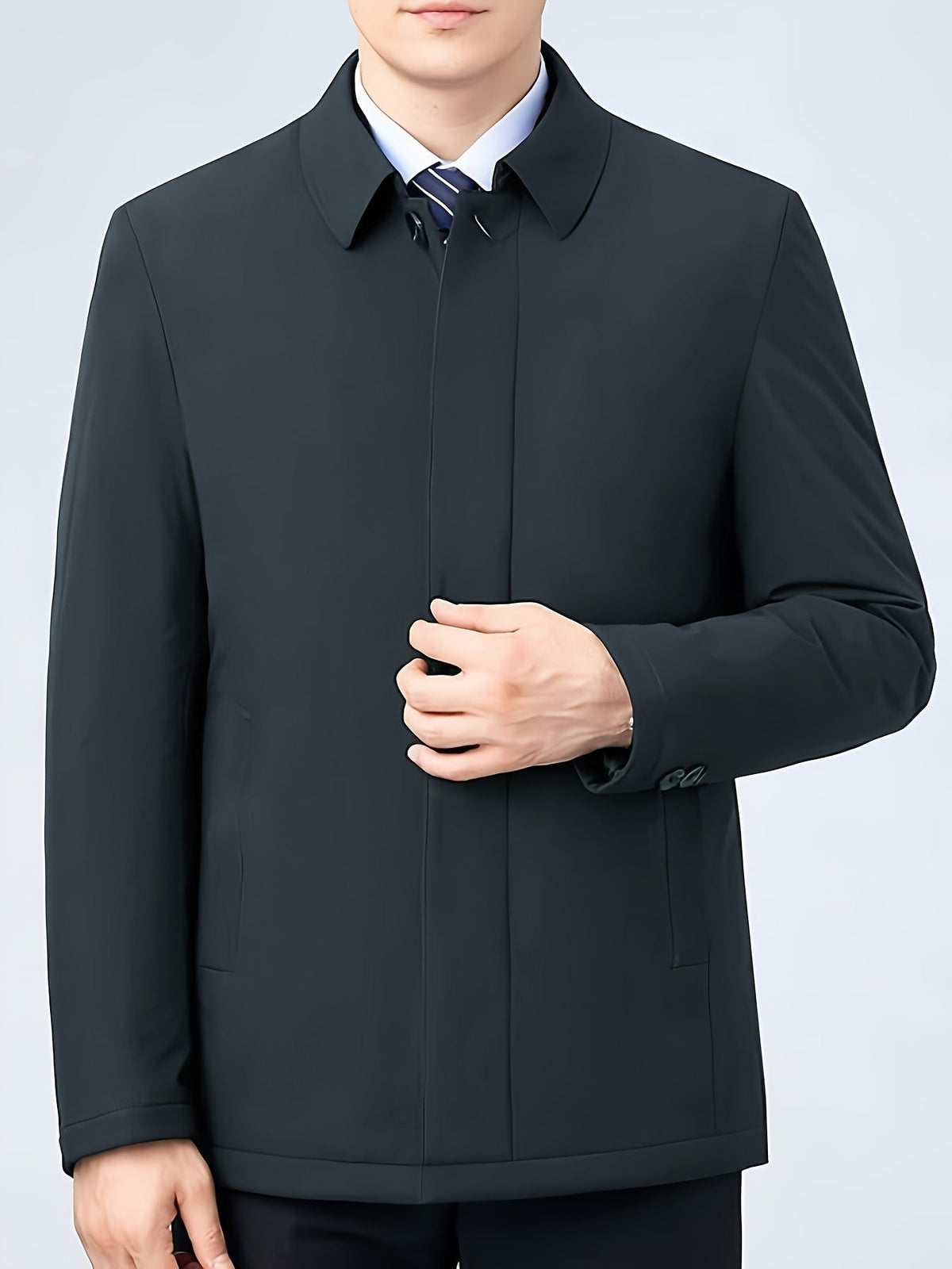 Cazel | Veste pour homme à col à revers avec fermeture éclair