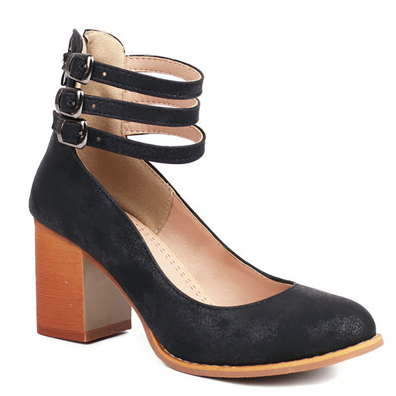Lenoir™ | Sandales à Bride et Talon Épais