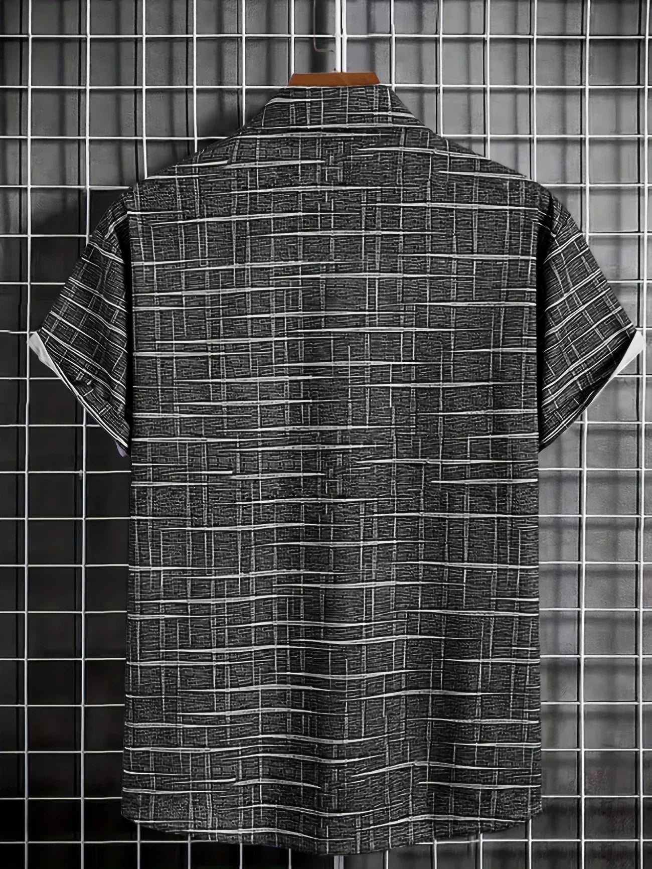 Cazel | Chemise élégante à motif rayé et à carreaux