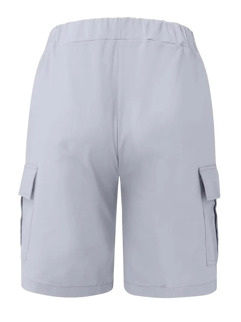 Lenoir™ | Short cargo décontracté à taille non élastique avec cordon
