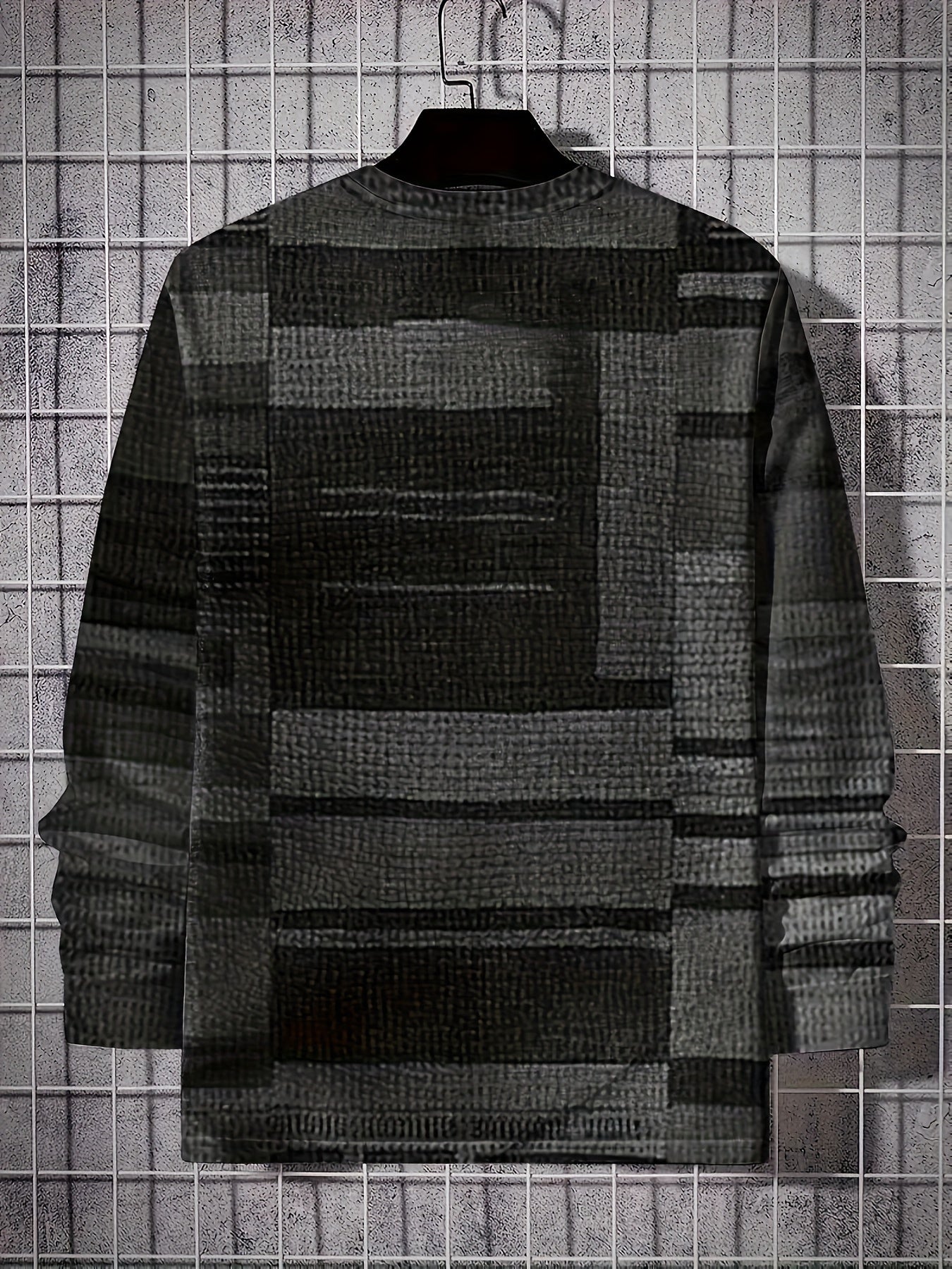 Lenoir™ | T-shirt à manches longues avec motif color block