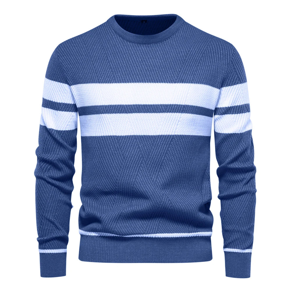 Lenoir™ | Pull patchwork à manches longues