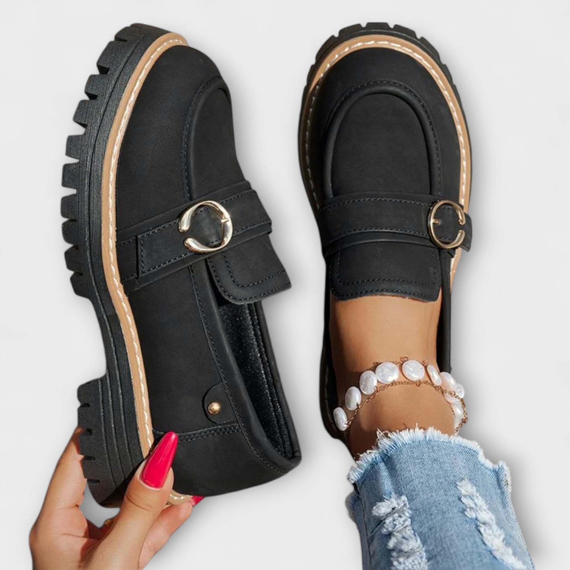Lenoir™ | Mocassins Décontractés à Bout Rond
