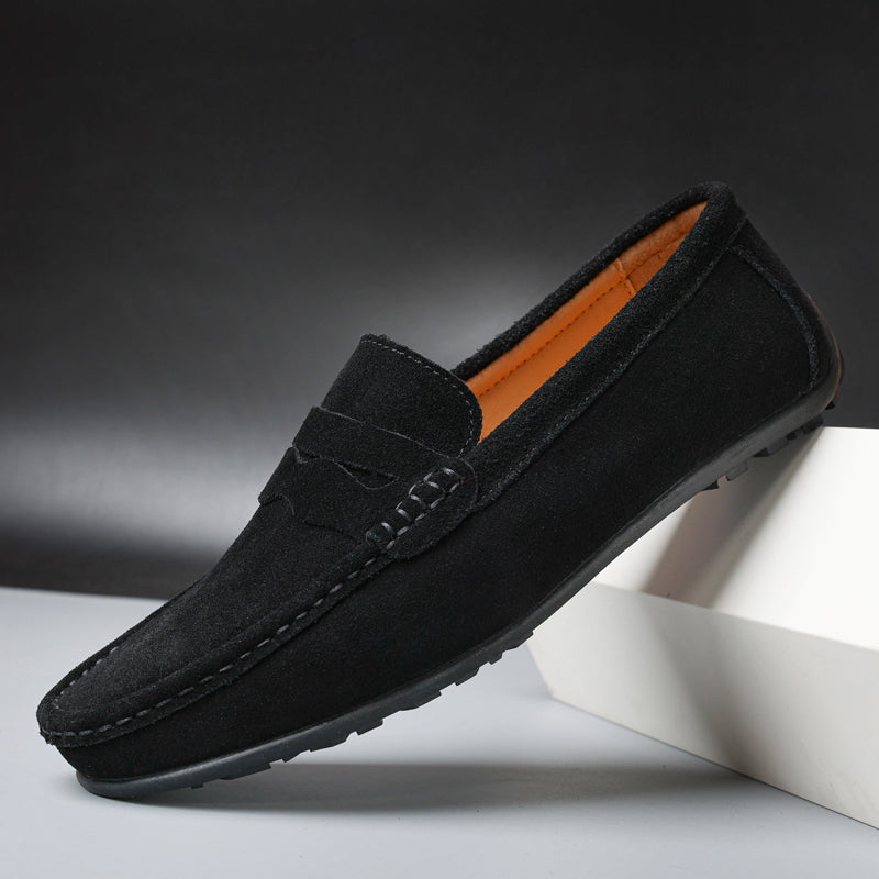 Cazel | Mocassins rétro en daim pour homme