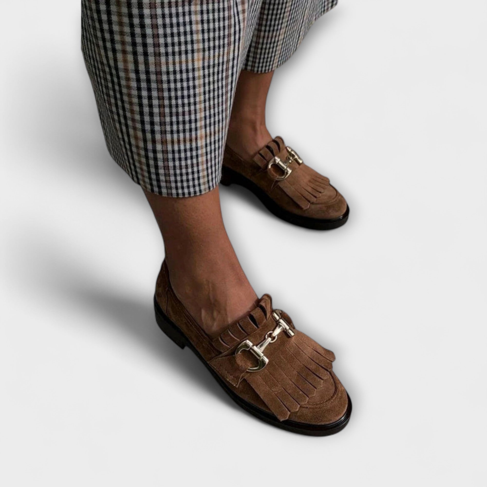 Lenoir™ | Mocassin Bruine à bout rond