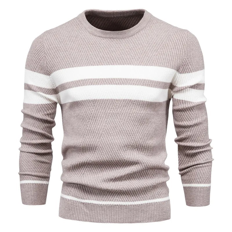 Lenoir™ | Pull patchwork à manches longues