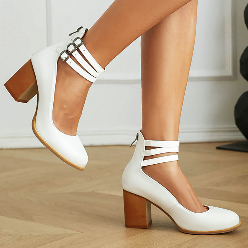 Lenoir™ | Sandales à Bride et Talon Épais