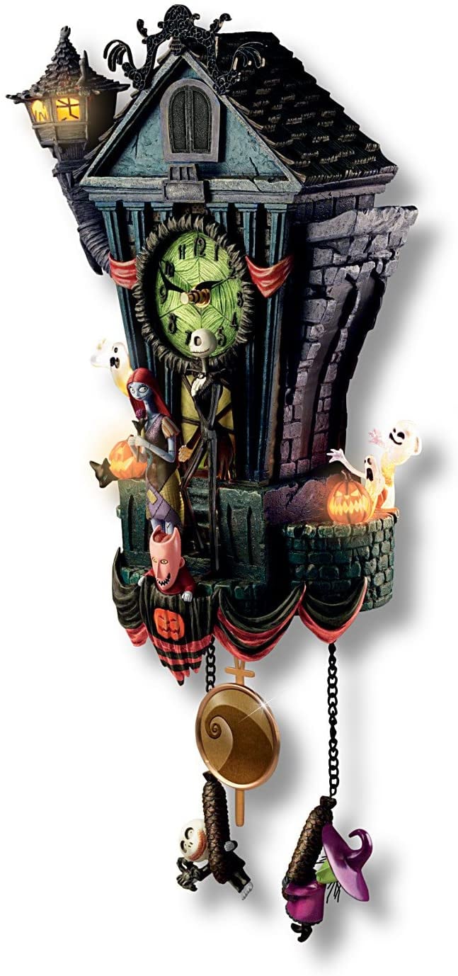 Lenoir™ | Horloge murale d’Halloween, L’Étrange Noël de monsieur Jack