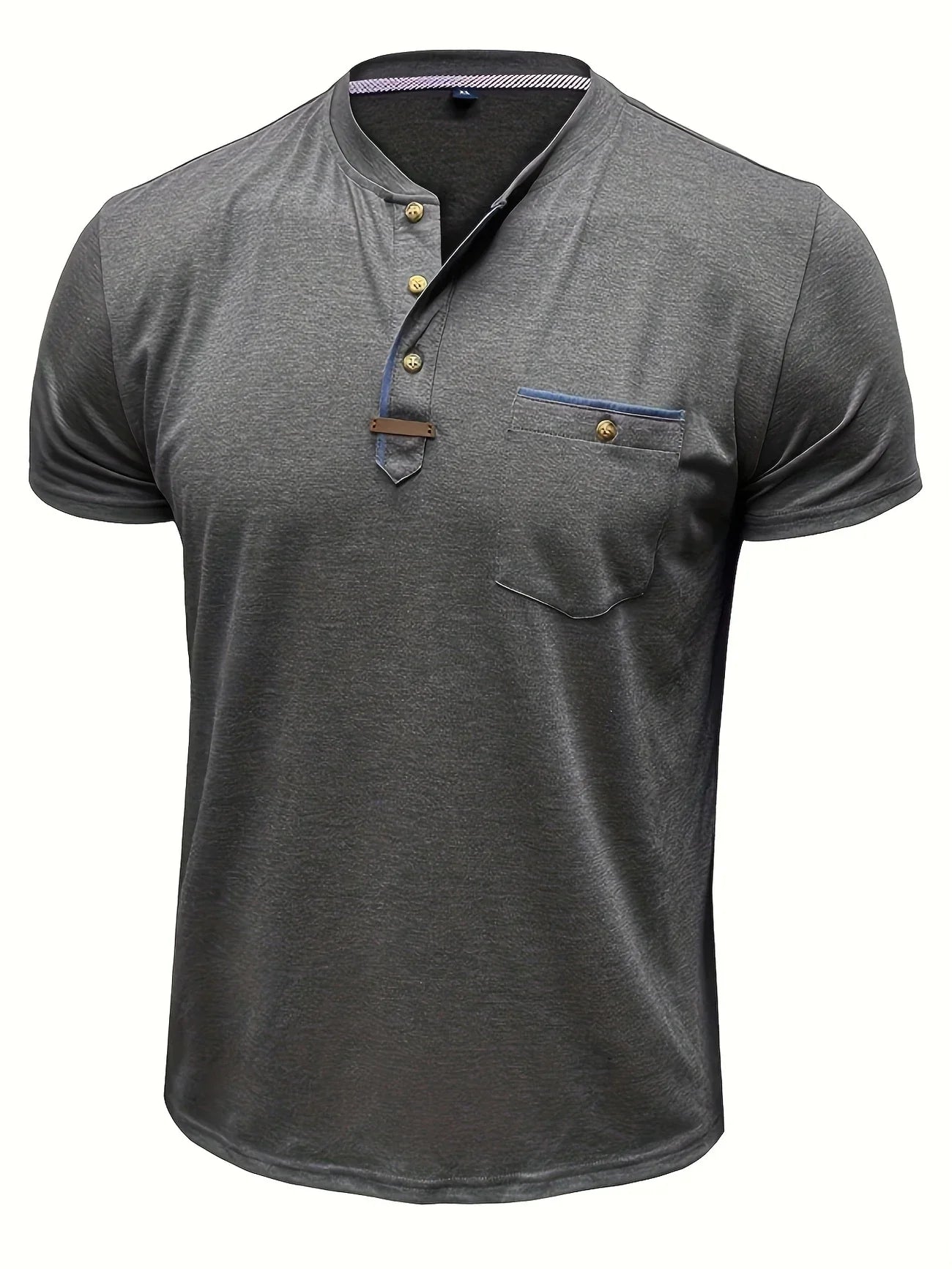 Cazel | T-shirt col rond élégant avec poche