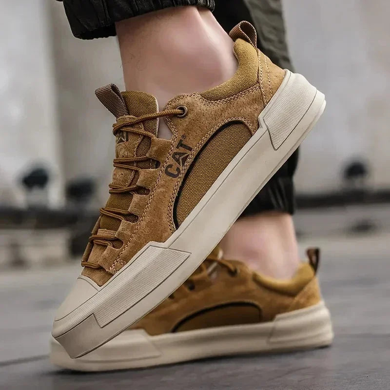 Cazel | Chaussures en toile avec lacets en daim pour un usage quotidien