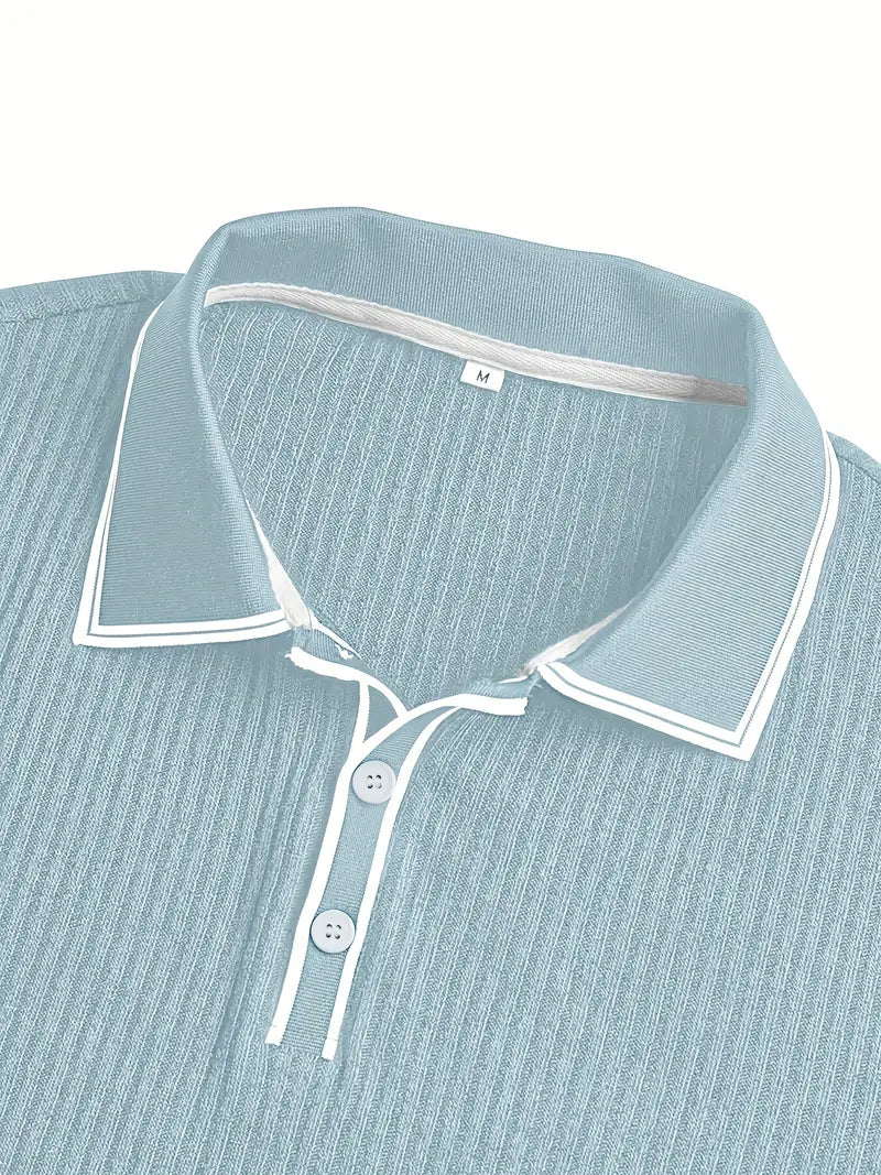 Lenoir™ | Polo texturé sur mesure au flair méditerranéen