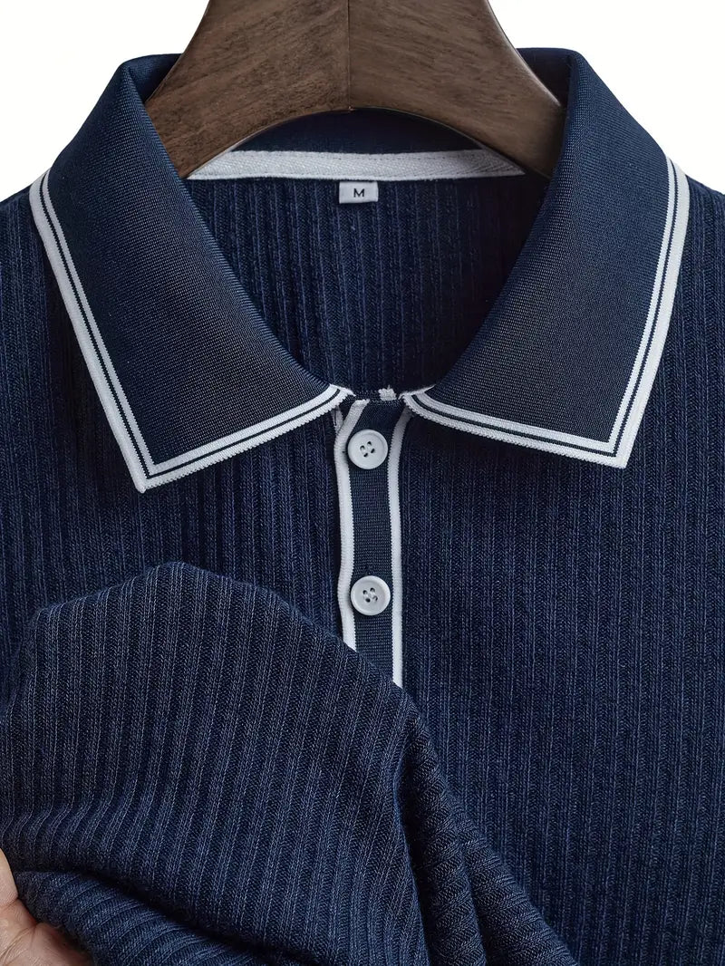 Lenoir™ | Polo texturé sur mesure au flair méditerranéen