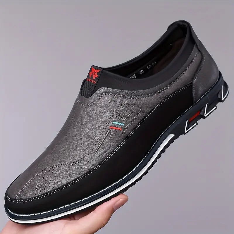 Lenoir™ | Mocassins antidérapants en cuir