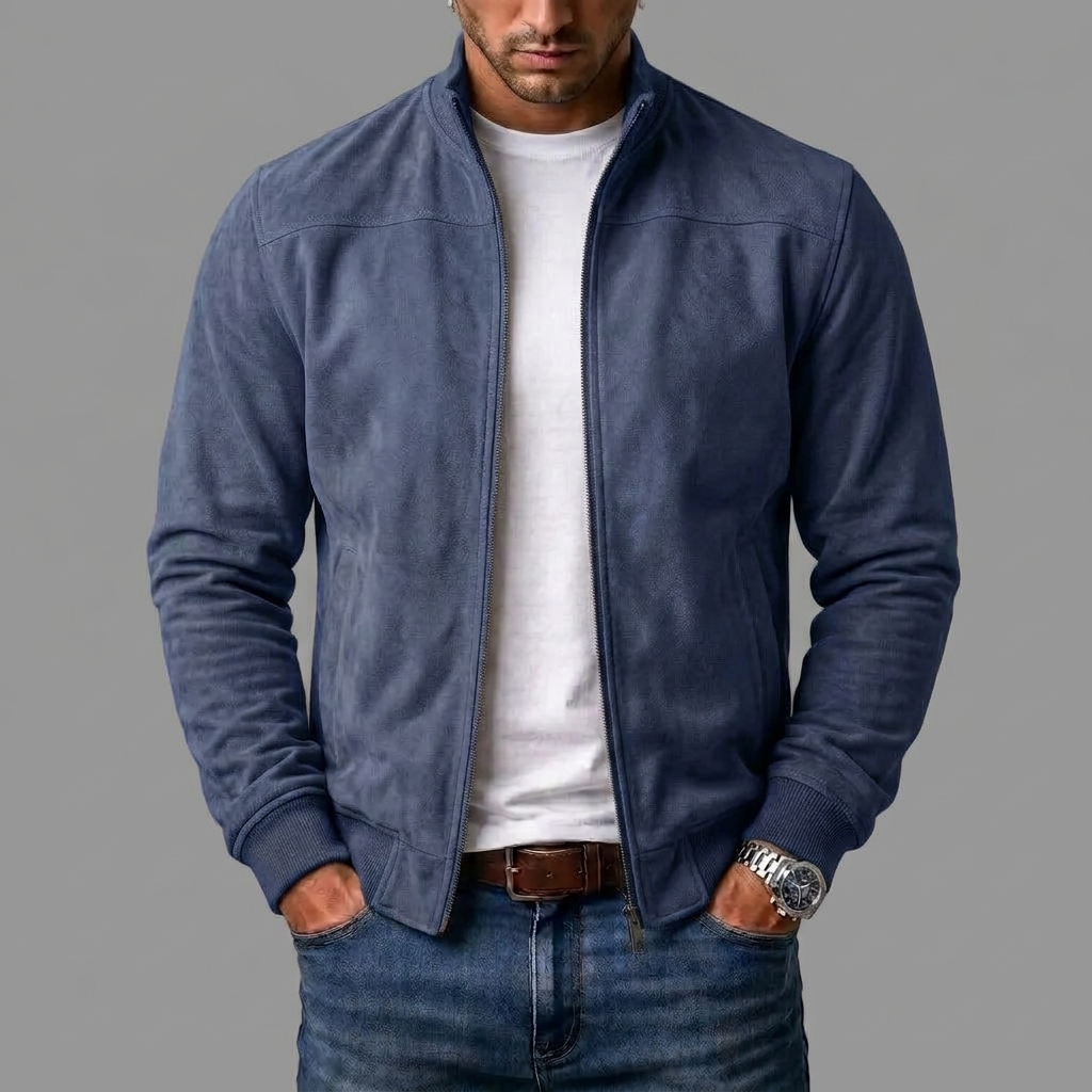 Cazel | Blouson bomber en daim