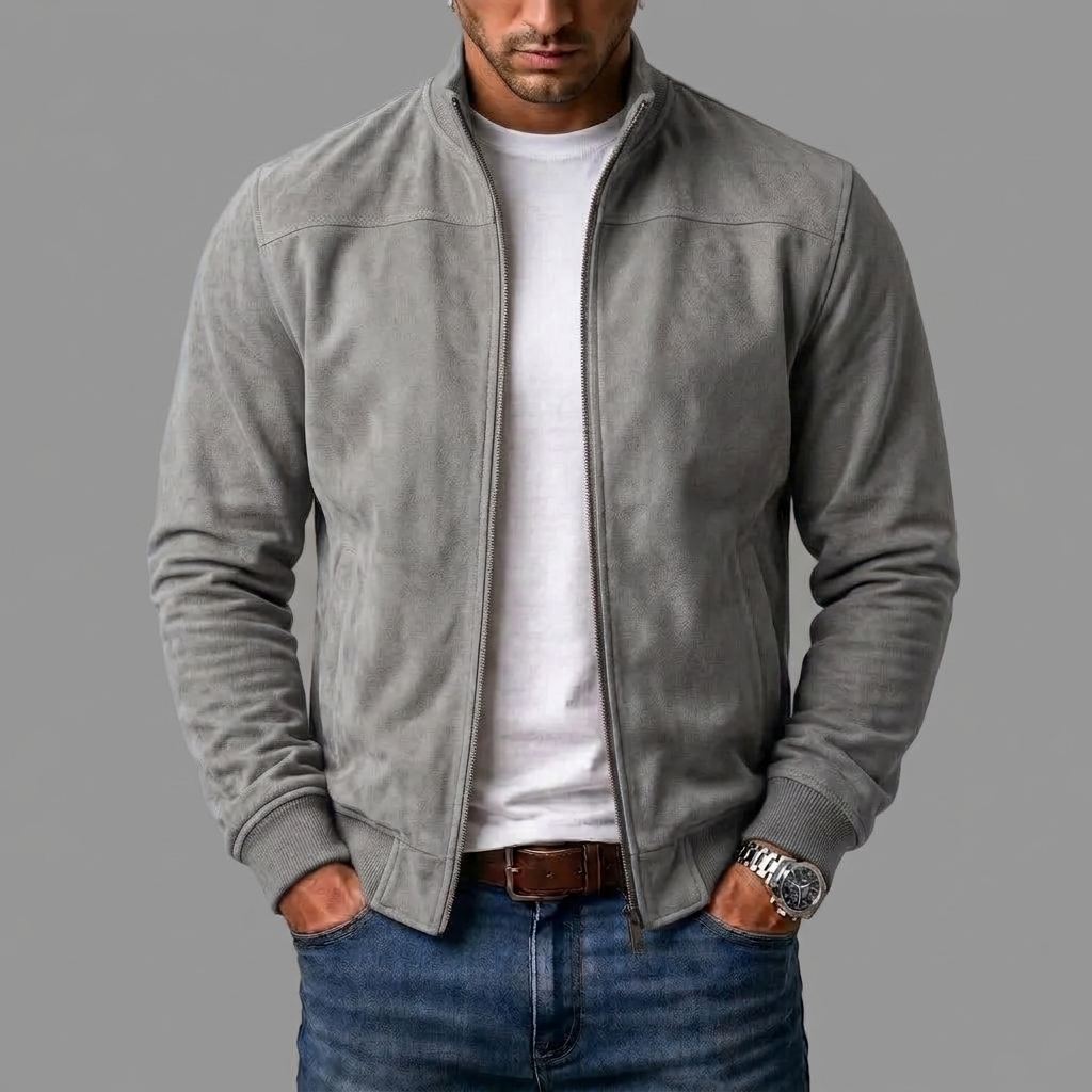 Cazel | Blouson bomber en daim