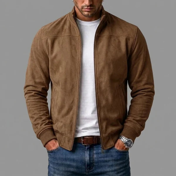 Cazel | Blouson bomber en daim