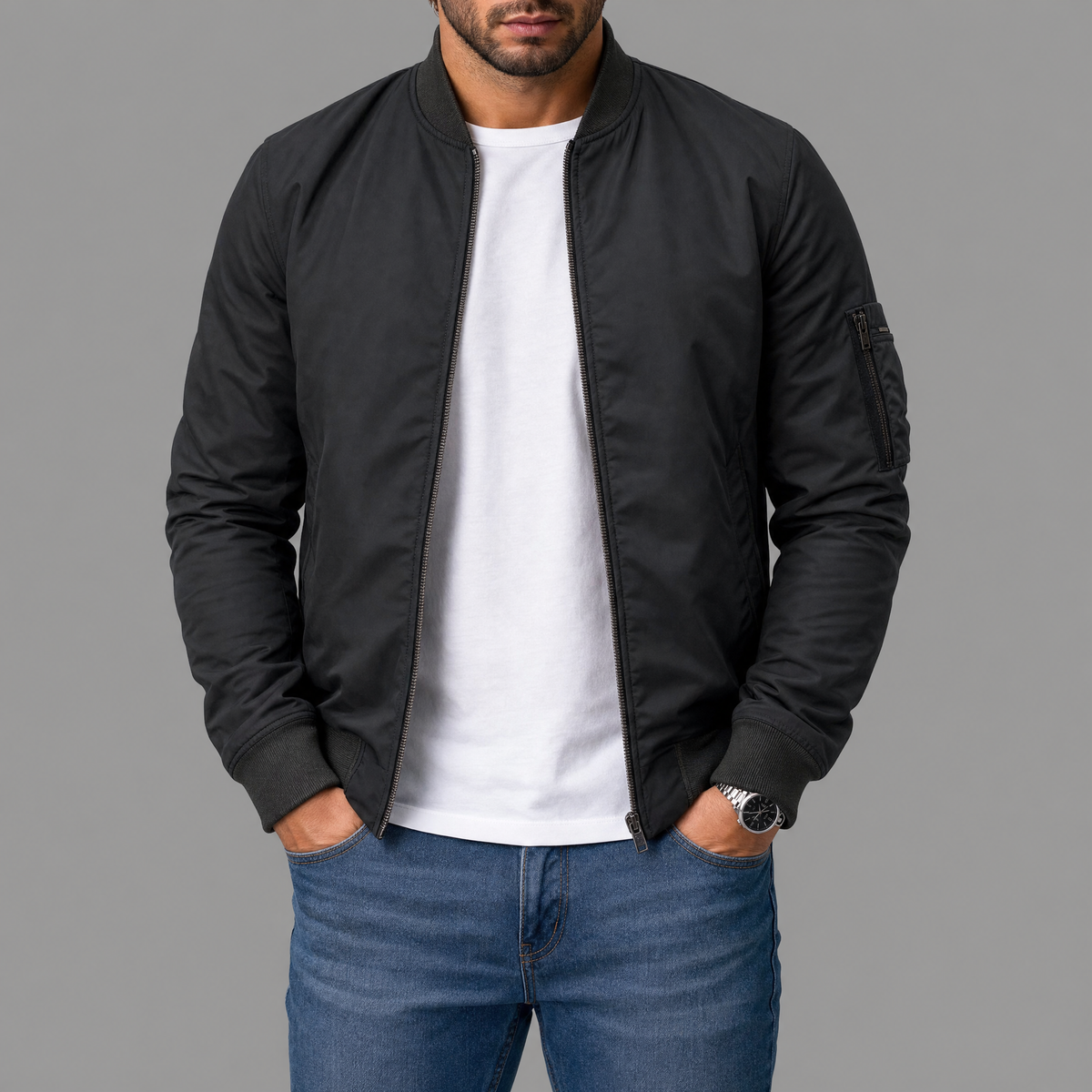 Cazel | Blouson bomber classique et élégant