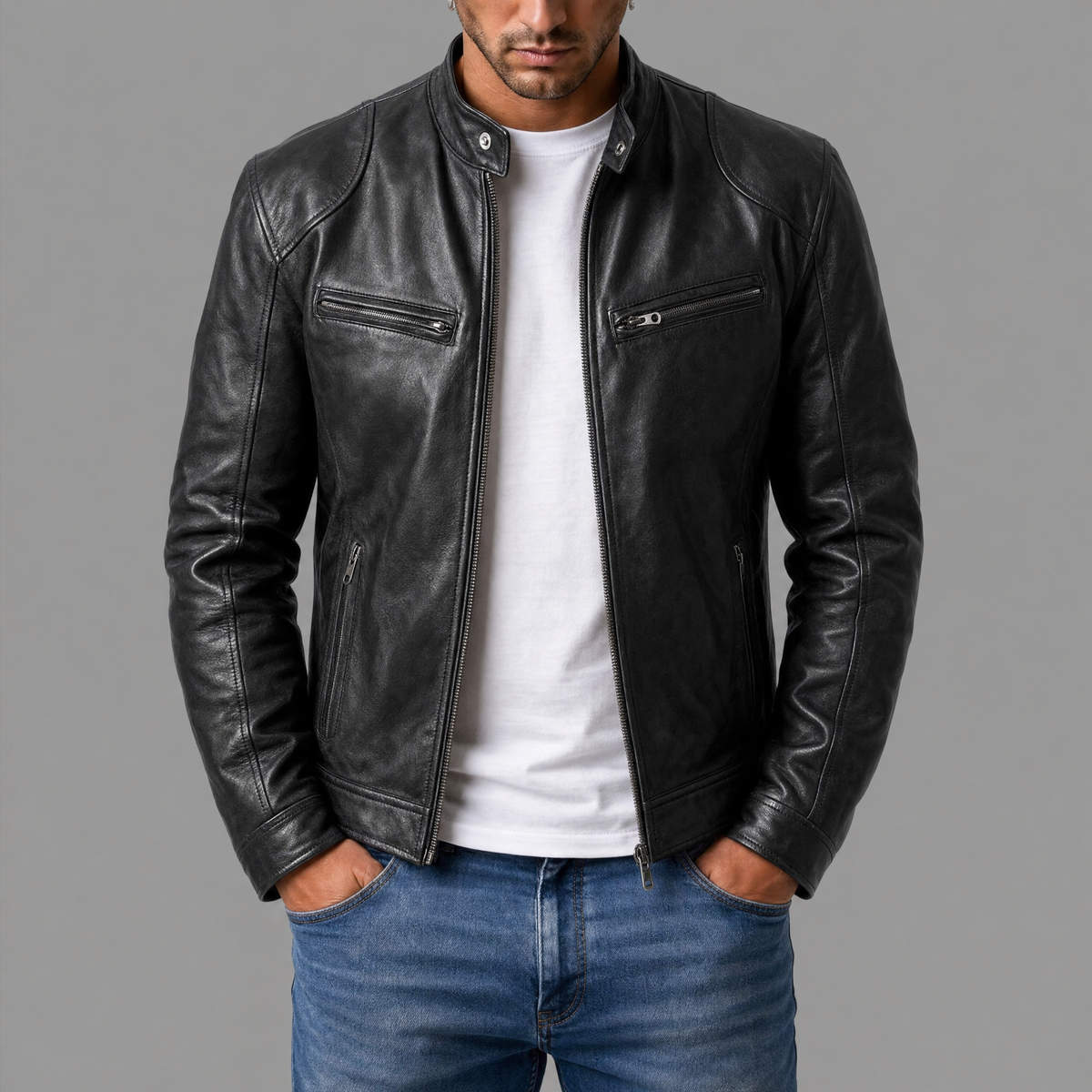 Cazel | Veste décontractée en cuir