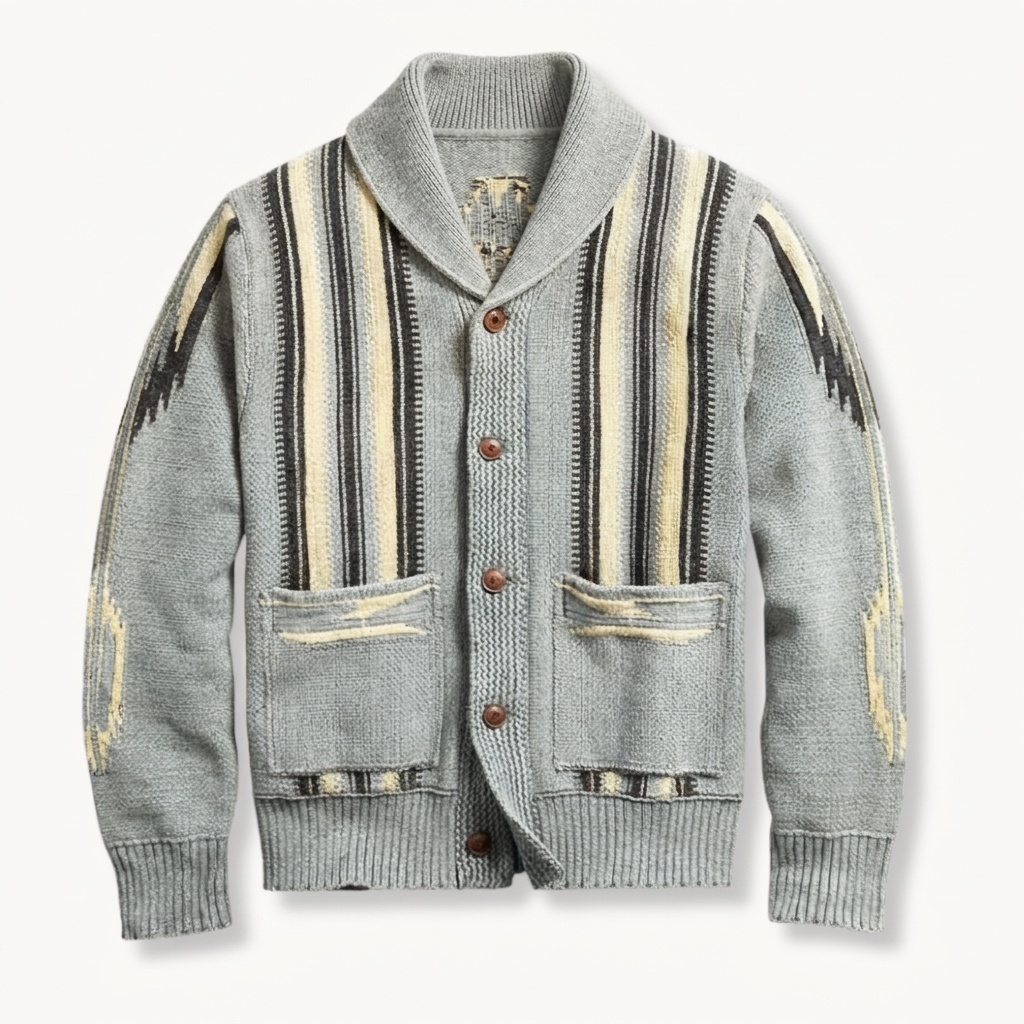 Cazel | Cardigan confortable en maille à col châle