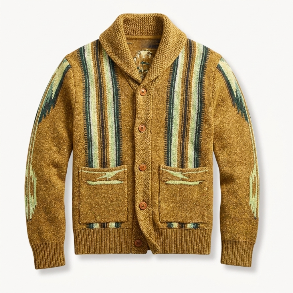 Cazel | Cardigan confortable en maille à col châle