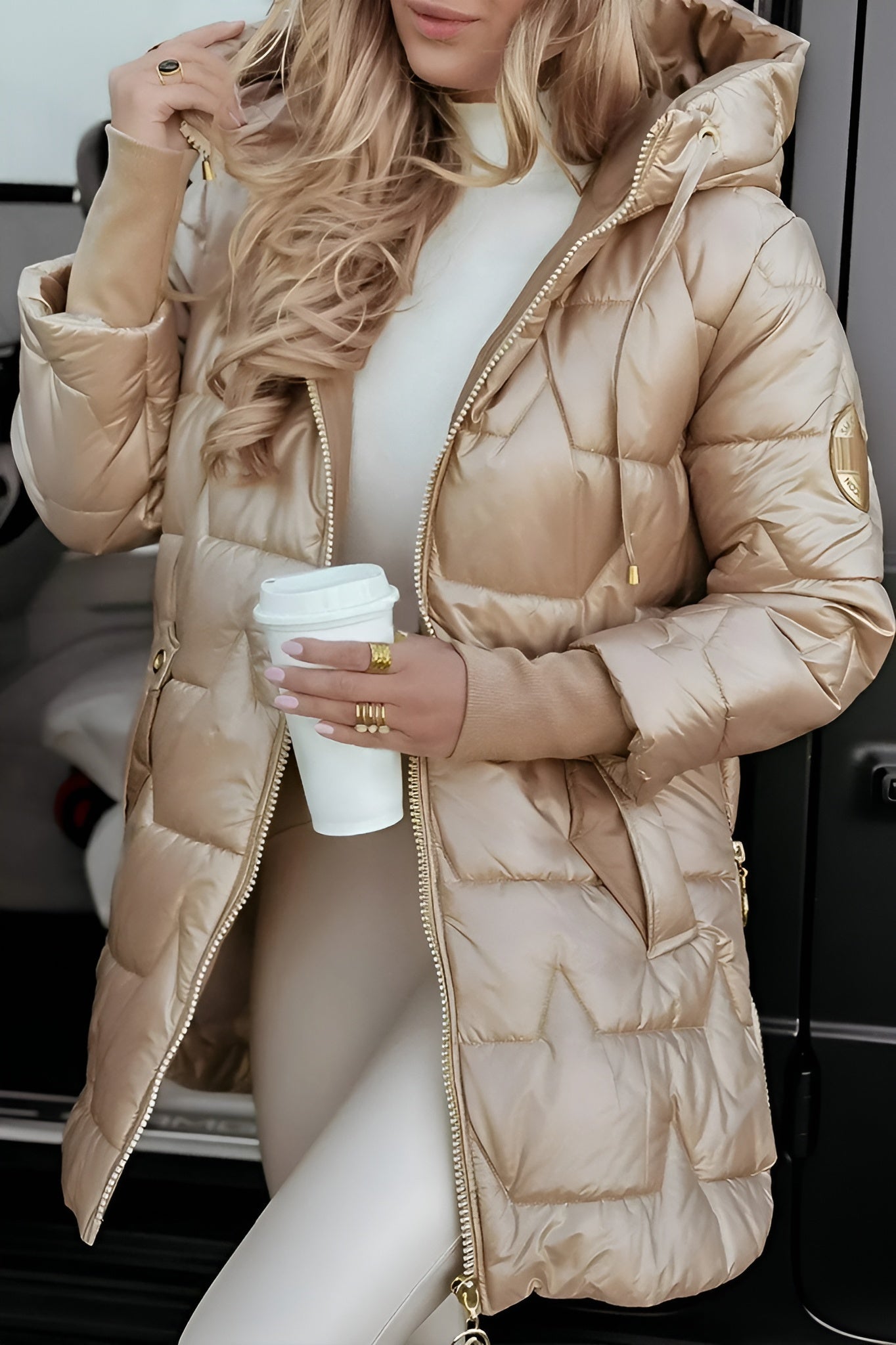 Lenoir™ | Manteau d’hiver élégant à capuche rembourré