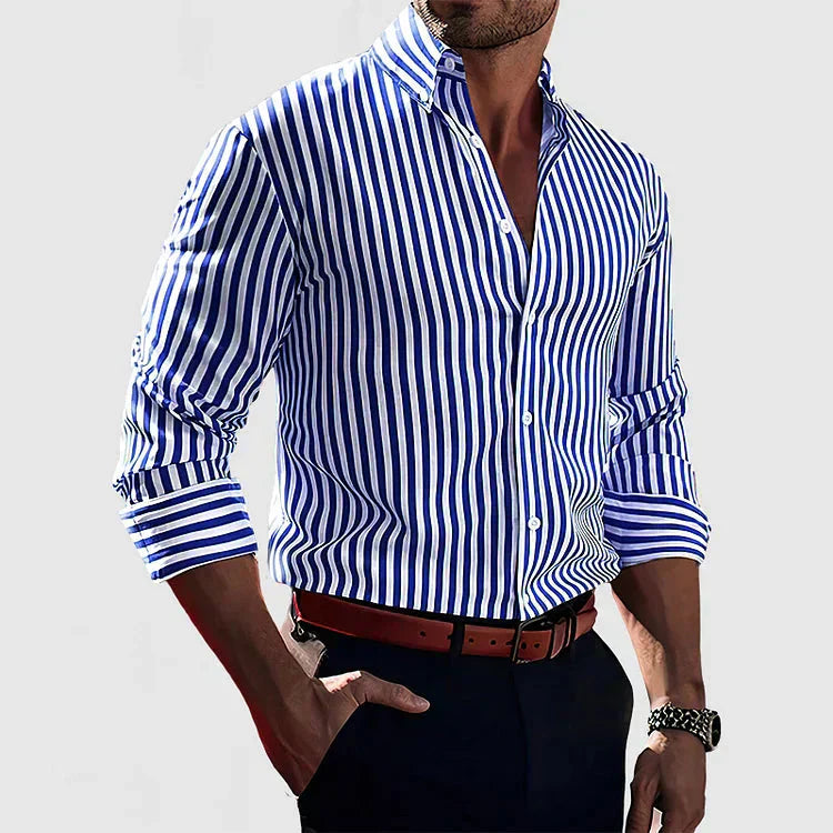 Lenoir™ | Chemise à rayures avec boutons