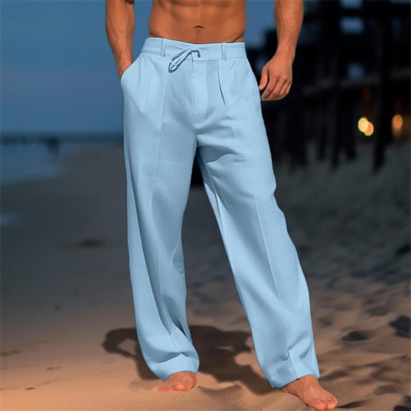Cazel | Pantalon uni en lin