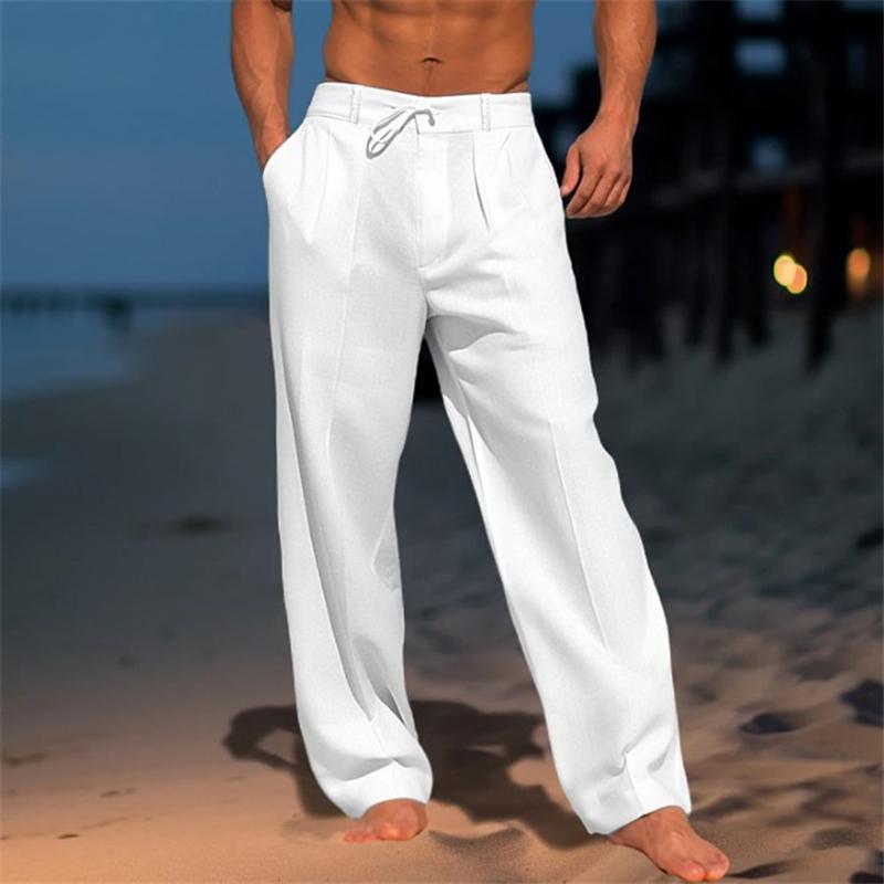 Lenoir™ | Pantalon uni en lin