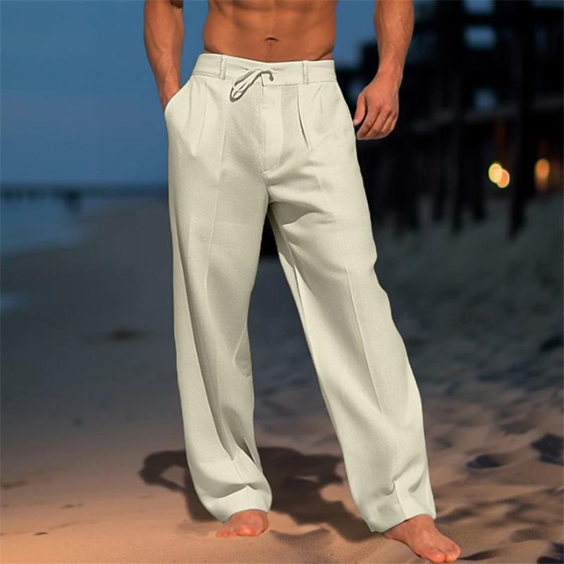 Cazel | Pantalon uni en lin