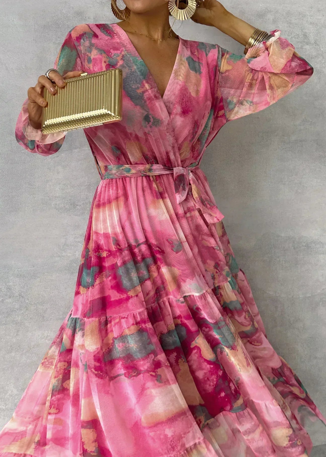 Lenoir™ | Robe d'été à manches longues pour femmes