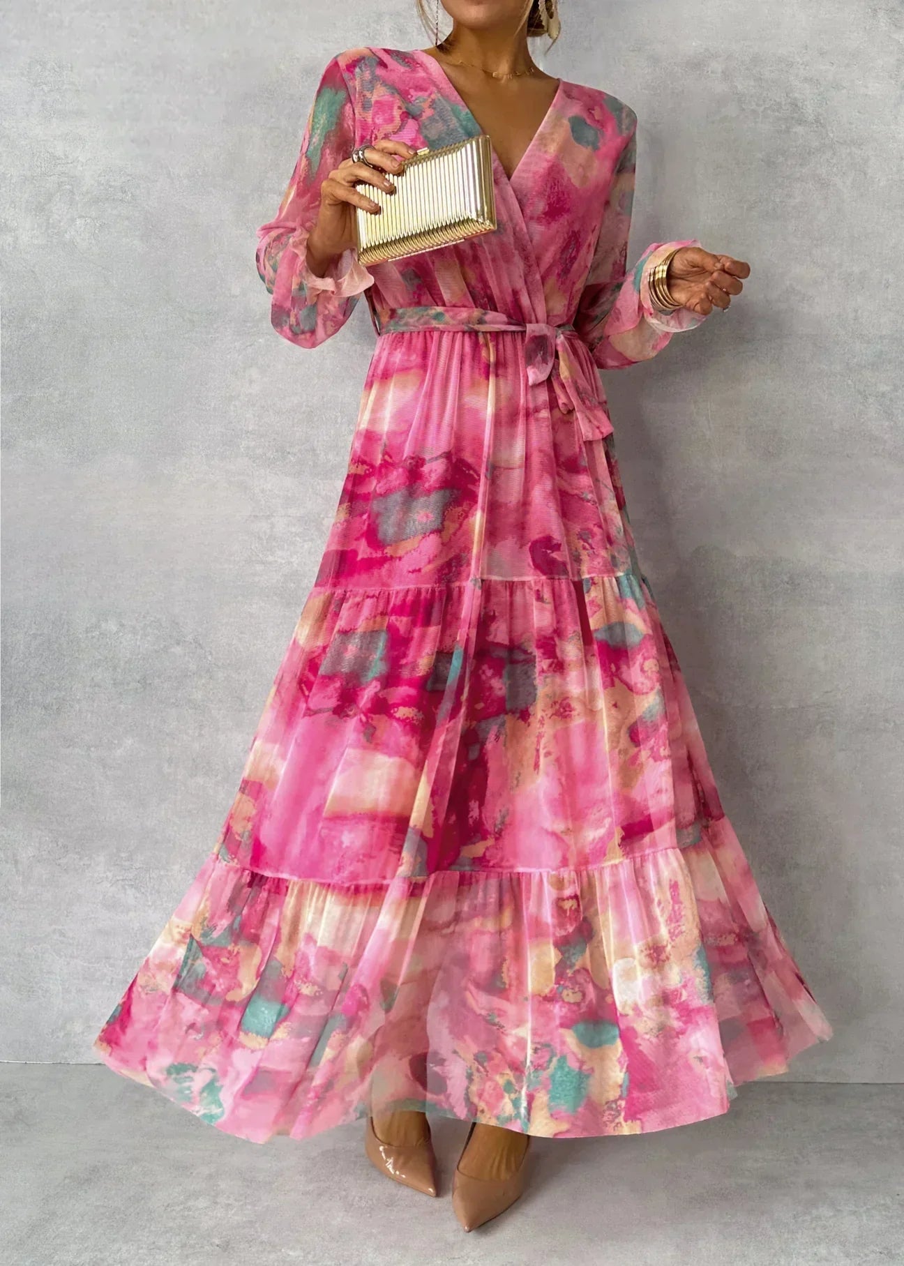 Lenoir™ | Robe d'été à manches longues pour femmes