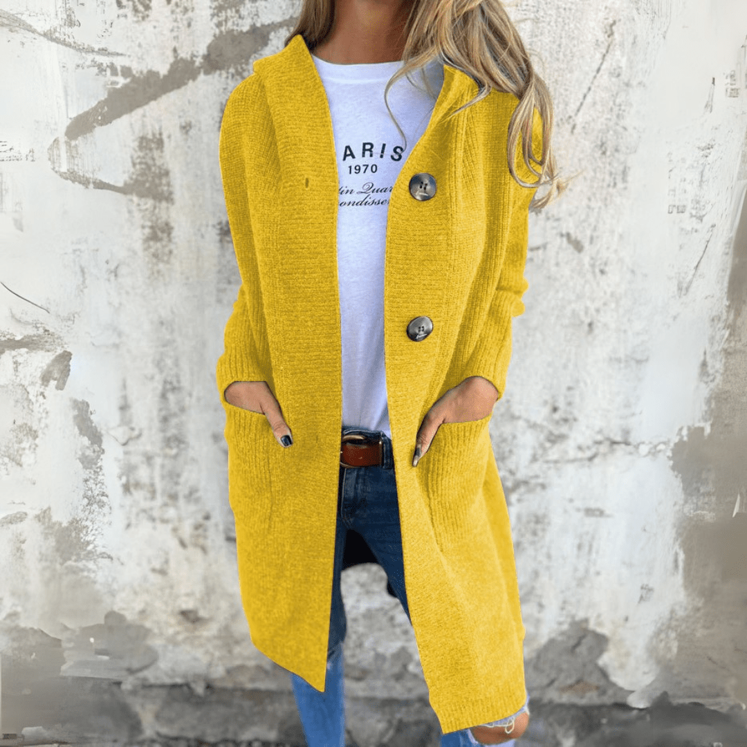 Lorène | Veste longue élégante femme
